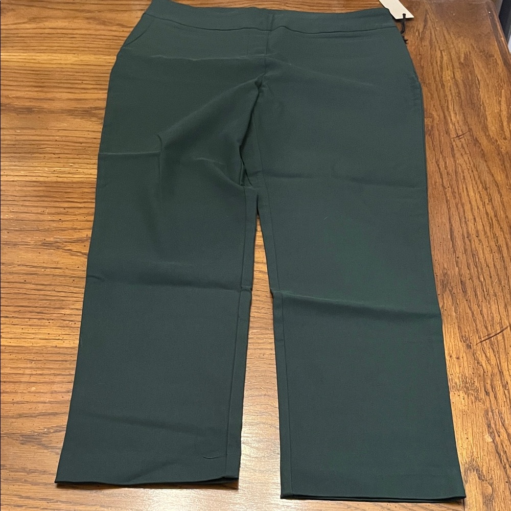 Carolina Belle dark‎ green pants, size 10, NWT
